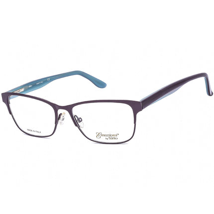 Emozioni Women's Eyeglasses - Full Rim Purple/Aqua Rectangular Frame | 4371 065Y 00 ,