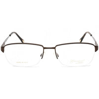 Emozioni Women's Eyeglasses - Half Rim Dark Brown Rectangular Frame | EM 4405 0R0Z 00 ,