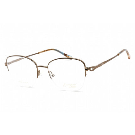 Emozioni Women's Eyeglasses - Light Brown Metal Square Shape Frame | EM 4409 0TUI 00 ,
