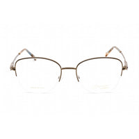 Emozioni Women's Eyeglasses - Light Brown Metal Square Shape Frame | EM 4409 0TUI 00 ,