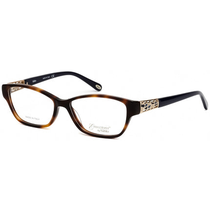 Emozioni Women's Eyeglasses - Light Havana and Black Cat Eye Frame | EM 4053 0SX7 00 ,
