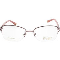 Emozioni Women's Eyeglasses - Light Pink Rectangular Shaped Frame | EM 4391 0S8R 00 ,