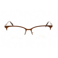 Emozioni Women's Eyeglasses - Matte Brown Metal Rectangular Frame | EM 4412 0YZ4 00 ,