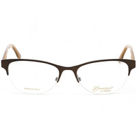 Emozioni Women's Eyeglasses - Matte Brown/Black Stainless Steel Frame | 4370 04IN 00 ,