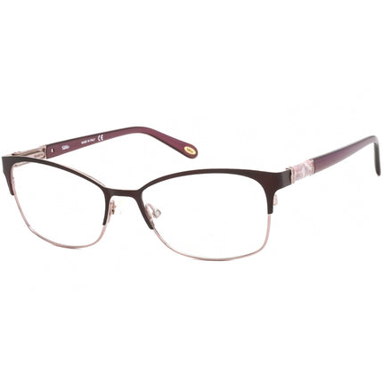 Emozioni Women's Eyeglasses - Plum and Lilac Cat Eye Shaped Frame | EM 4389 0OQ5 00 ,