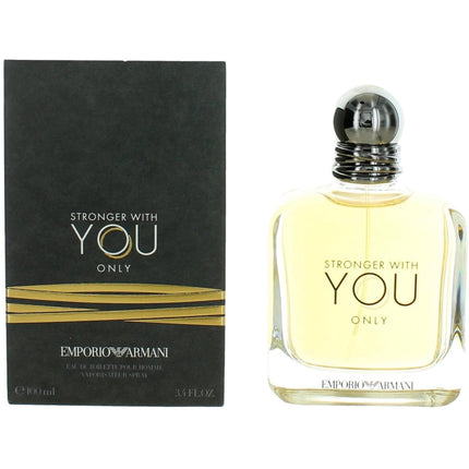 Emporio Armani Men's Eau De Toilette Spray - Stronger with You Only Invigorating ,