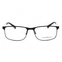 Emporio Armani Men's Eyeglasses - Black Rectangular Frame Clear Lens | 0EA1112 3094 ,