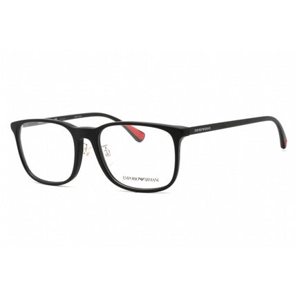 Emporio Armani Men's Eyeglasses - Matte Black Frame Clear Demo Lens | 0EA3177F 5042 ,