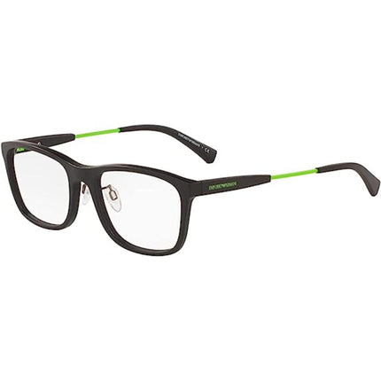 Emporio Armani Men's Eyeglasses - Matte Black Square Full-Rim Frame | 0EA3165F 5042 ,
