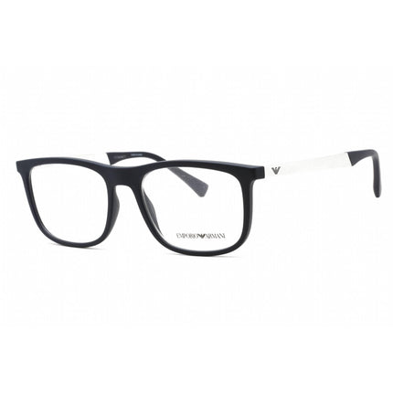 Emporio Armani Men's Eyeglasses - Rubber Blue Frame Clear Demo Lens | 0EA3170 5474 ,