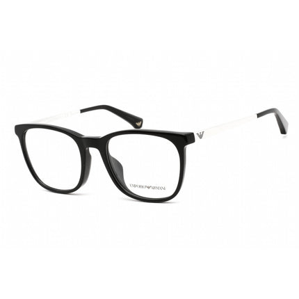 Emporio Armani Men's Eyeglasses - Shiny Black Plastic Square Frame | 0EA3153F 5017 ,