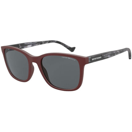 Emporio Armani Men's Sunglasses - Grey Lenses Matte Bordeaux Frame | EA4139 5751 ,