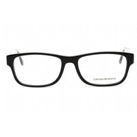 Emporio Armani Unisex Eyeglasses - Black Rectangular Frame Clear Lens | 0EA3179 5875 ,