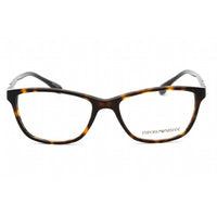 Emporio Armani Unisex Eyeglasses - Full Rim Shiny Havana Rectangular | EA3099 5026 ,