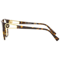 Emporio Armani Unisex Eyeglasses - Havana Acetate Metal Cat Eye Frame | 3211F 5026 ,