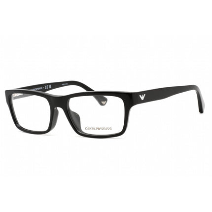 Emporio Armani Women's Eyeglasses - Black Rectangular Clear Demo Lens | EA3050F 5017 ,