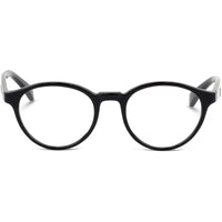 Emporio Armani Women's Eyeglasses - Black Round Full-Rim Plastic Frame | 0EA3176 5017 ,