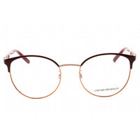 Emporio Armani Women's Eyeglasses - Red/Rose Gold Metal Round Frame | 0EA1126 3268 ,