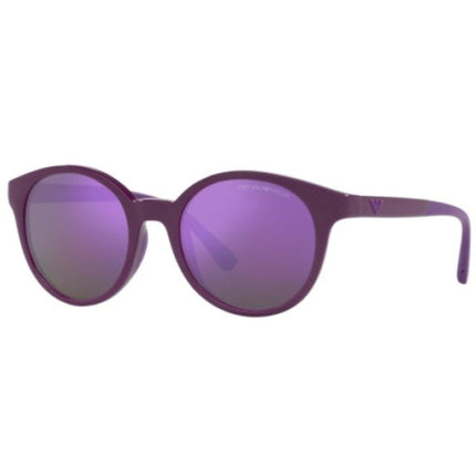 Emporio Armani Women's Sunglasses - Violet Round Frame Purple Lens | 4185 51154V ,