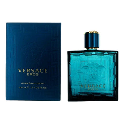Eros by Versace, 3.4 oz After Shave Lotion for Men (Splash) ,