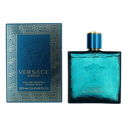 Eros by Versace, 3.4 oz Eau De Parfum Spray for Men ,
