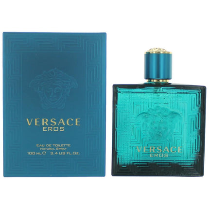 Eros by Versace, 3.4 oz Eau De Toilette Spray for Men ,