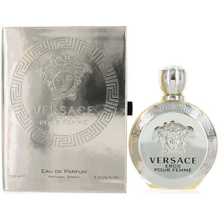 Eros Pour Femme by Versace, 3.4 oz Eau De Parfum Spray for Women ,