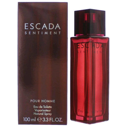 Escada Sentiment by Escada, 3.4 oz Eau De Toilette Spray for Men ,