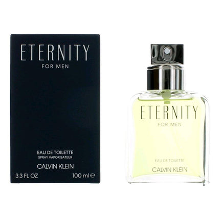 Eternity by Calvin Klein, 3.3 oz Eau De Toilette Spray for Men ,