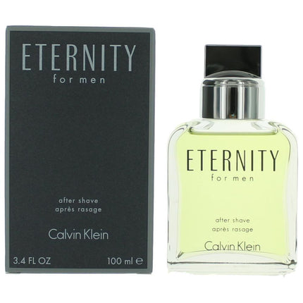 Eternity by Calvin Klein, 3.4 oz After Shave Splash for Men ,