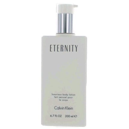 Eternity by Calvin Klein, 6.7 oz Body Lotion for Women with Pump ,