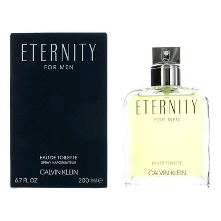 Eternity by Calvin Klein, 6.7 oz Eau De Toilette Spray for Men ,