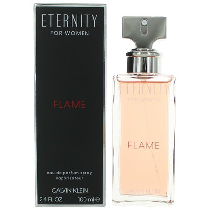 Eternity Flame by Calvin Klein, 3.4 oz Eau De Parfum Spray for Women ,