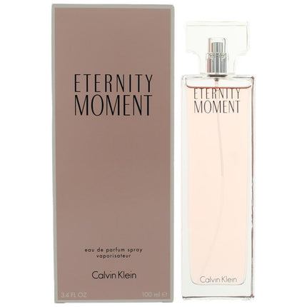 Eternity Moment by Calvin Klein, 3.4 oz Eau De Parfum Spray for Women ,