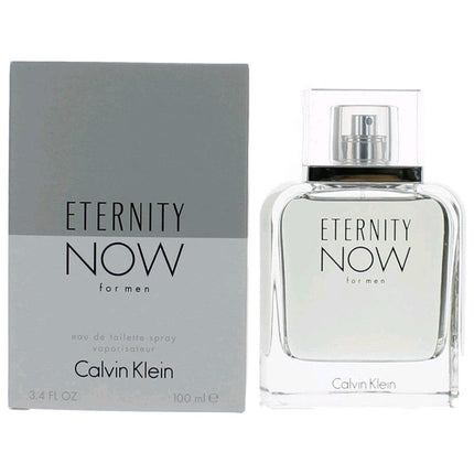 Eternity Now by Calvin Klein, 3.4 oz Eau De Toilette Spray for Men ,