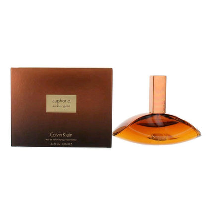 Euphoria Amber Gold by Calvin Klein, 3.4 oz Eau De Parfum Spray for Women ,