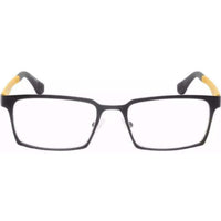 Eyebobs Unisex Reading Glasses - Black Yellow Rectangular, +2.00 | EYEBOBS 905 044 ,