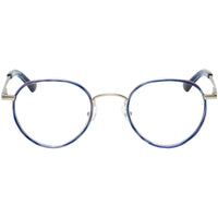 Eyebobs Unisex Reading Glasses - Blue Silver Metal Frame, +1.25 | EYEBOBS 3173 010 ,