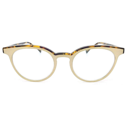 Eyebobs Unisex Reading Glasses - Gold Purple Tort Oval Frame, +3.50 | EYEBOBS 3159 099 ,