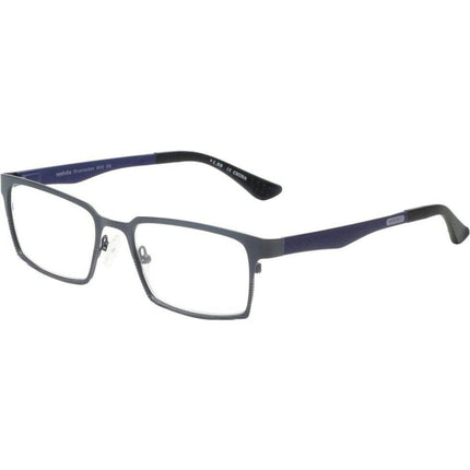 Eyebobs Unisex Reading Glasses - Gun Blue Rectangular Frame, +3.00 | EYEBOBS 905 002 ,