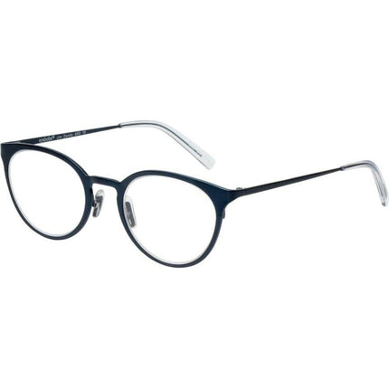 Eyebobs Unisex Reading Glasses - Navy Metal Round Frame, +1.00 | EYEBOBS 600 010 ,