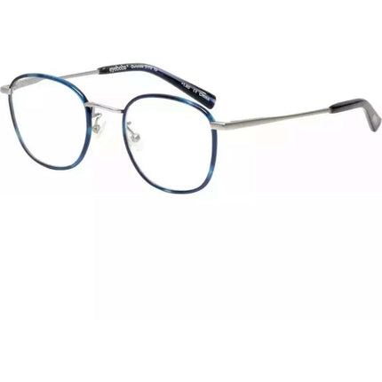 Eyebobs Unisex Reading Glasses - Silver Blue Metal Frame, +3.00 | EYEBOBS 3172 010 ,
