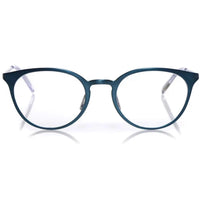 Eyebobs Unisex Reading Glasses - Turquoise Metal Round Frame, +1.00 | EYEBOBS 600 059 ,