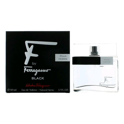 F Black by Salvatore Ferragamo, 1.7 oz Eau De Toilette Spray for Men ,