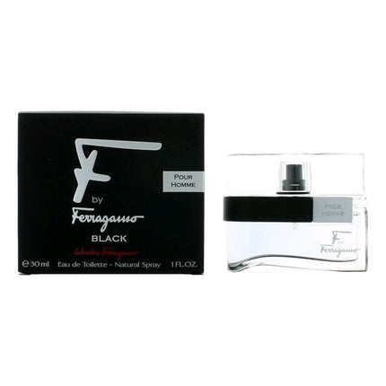 F Black by Salvatore Ferragamo, 1 oz Eau De Toilette Spray for Men ,