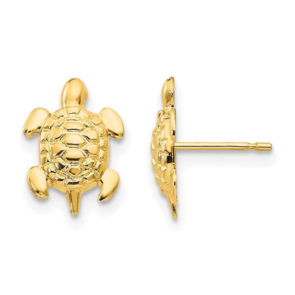 Madi K Kid's 14k  Turtle Post Earrings ,