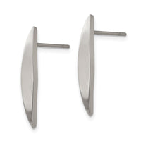Stainless Steel Polished Post Earrings ,