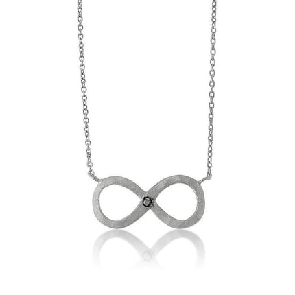 Sterling Silver Infinity Necklace ,