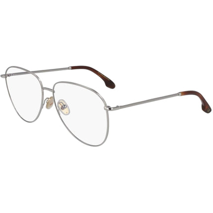 Victoria Beckham Women's Eyeglasses - Silver Oval Frame | VICTORIA BECKHAM VB2116 40 ,