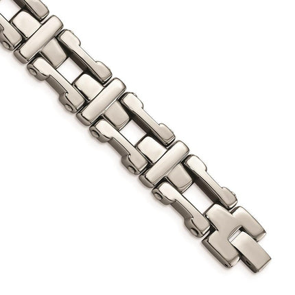 Stainless Steel Polished 8.5in. Bracelet ,